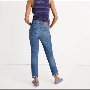 Madewell the high-rise slim crop boyjean - size 26 - ONLY WORN ONCE